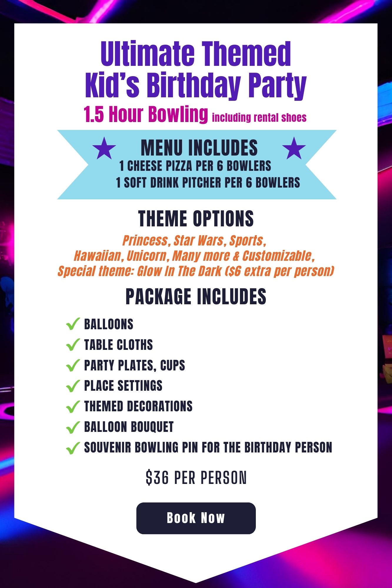 Kid's Birthday Ultimate Package
